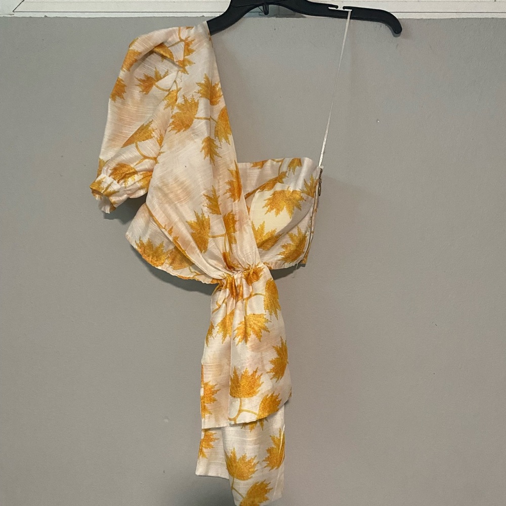 Draped Crop Top. No Label